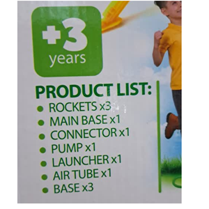 اسباب بازی موشک 11 قطعه لاکی تویز Lucky Toys سری راکی RUCKY مدل 1151_اسباب بازی